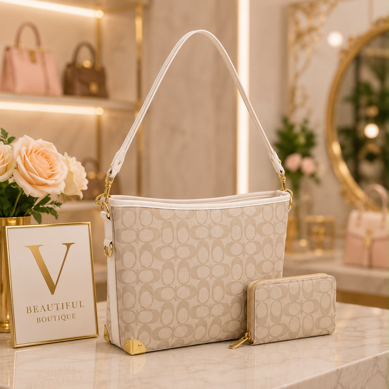Handbag and Wallet Set