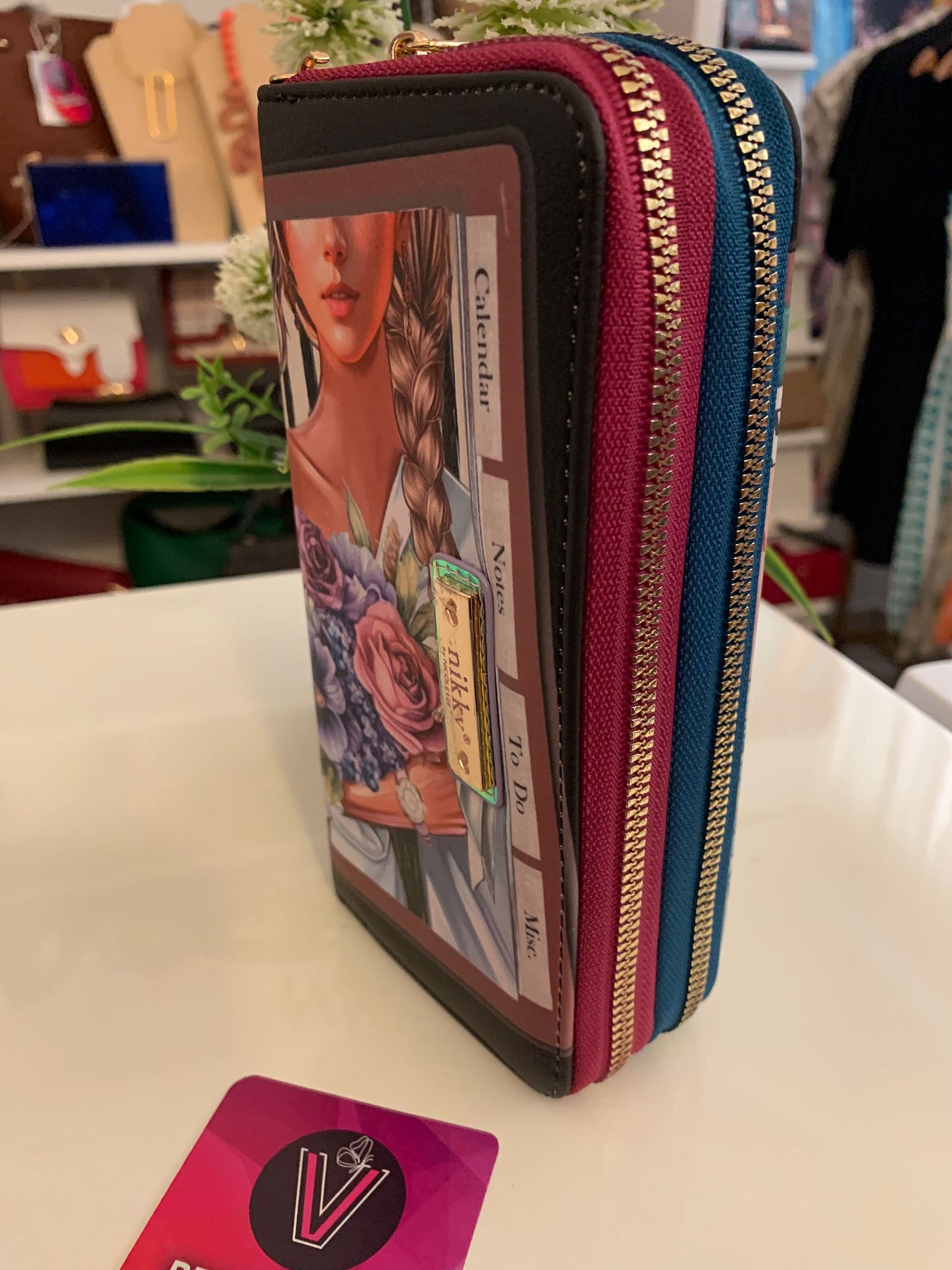 Nikky Double Zipper Wallet