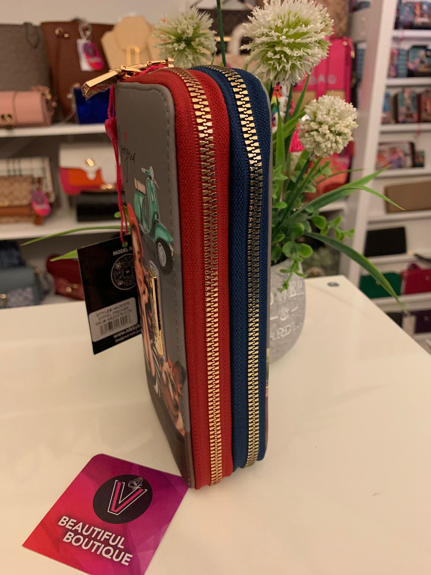 Nikky Double Zipper Wallet