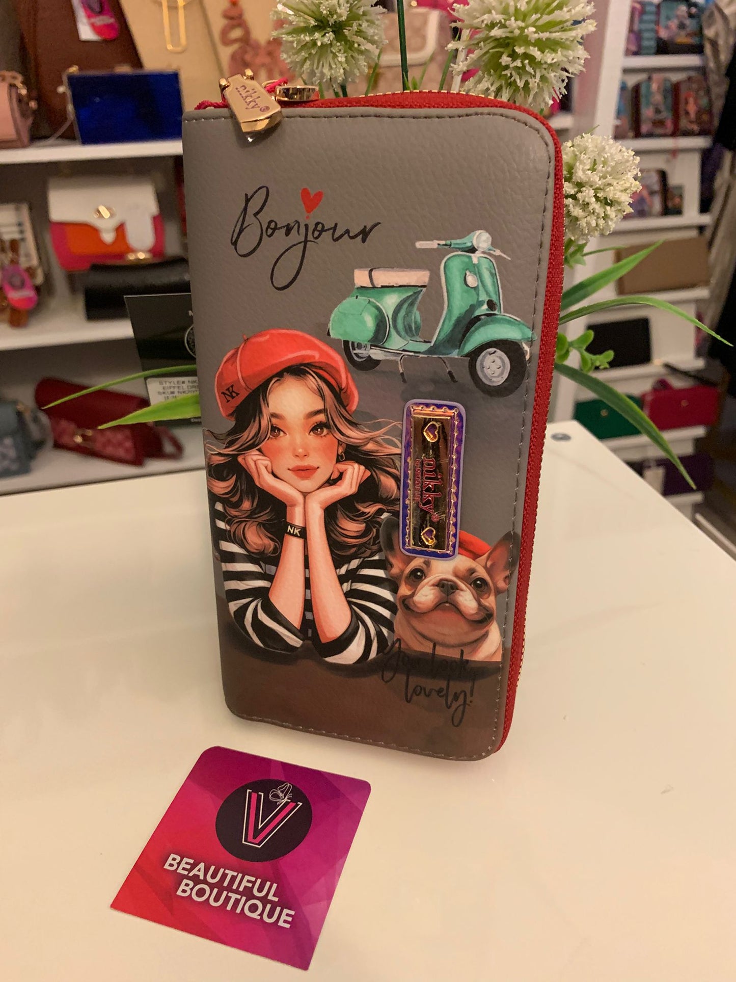Nikky Double Zipper Wallet