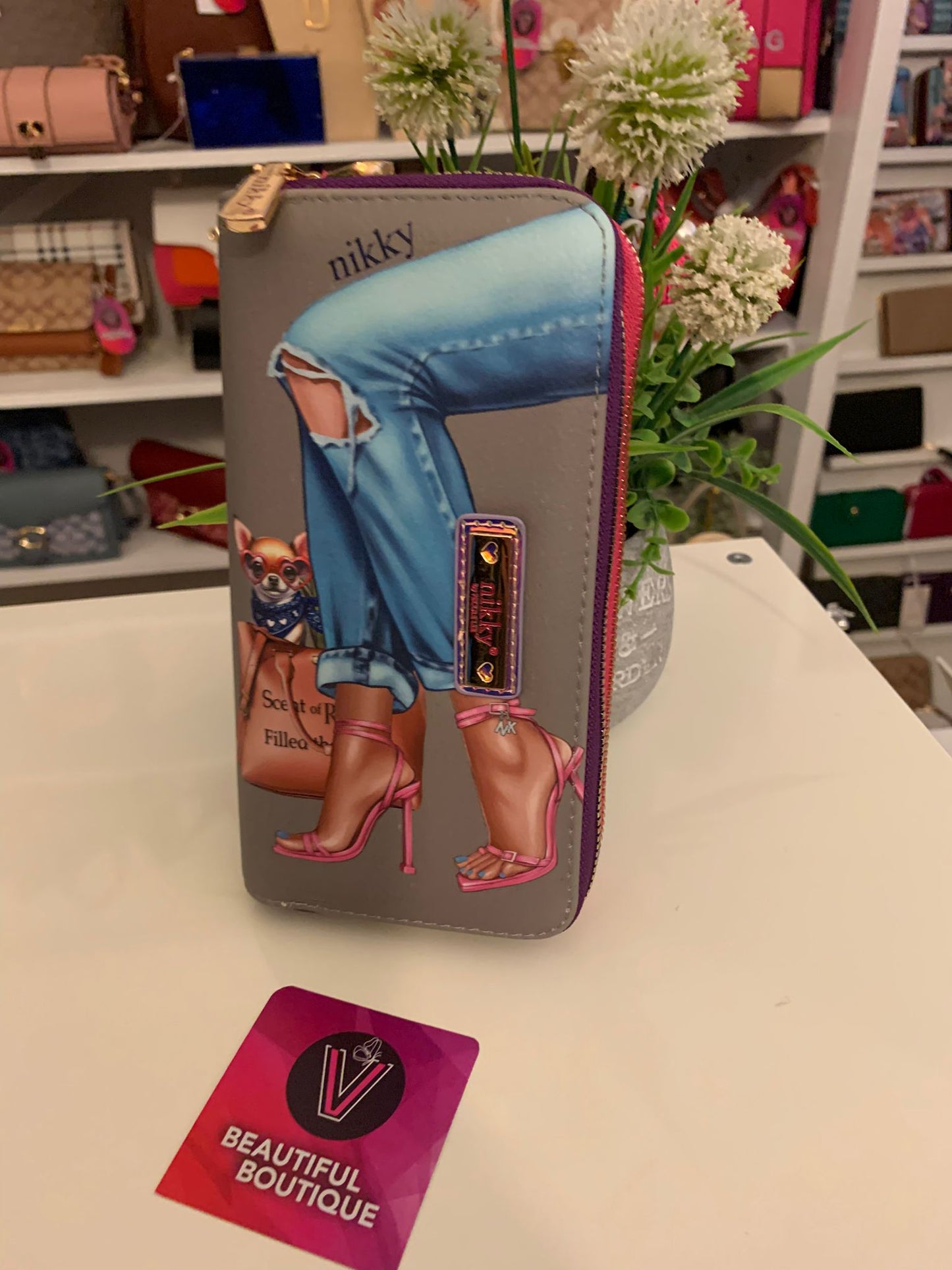 Nikky Double Zipper Wallet