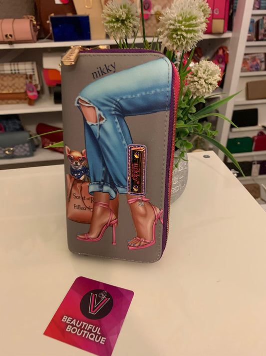 Nikky Double Zipper Wallet