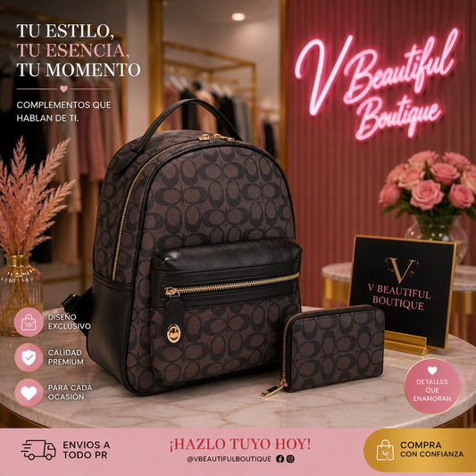 Backpack and Wallet Set