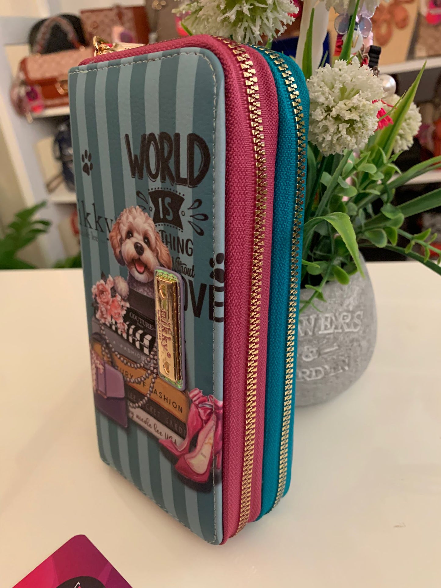 Nikky Double Zipper Wallet