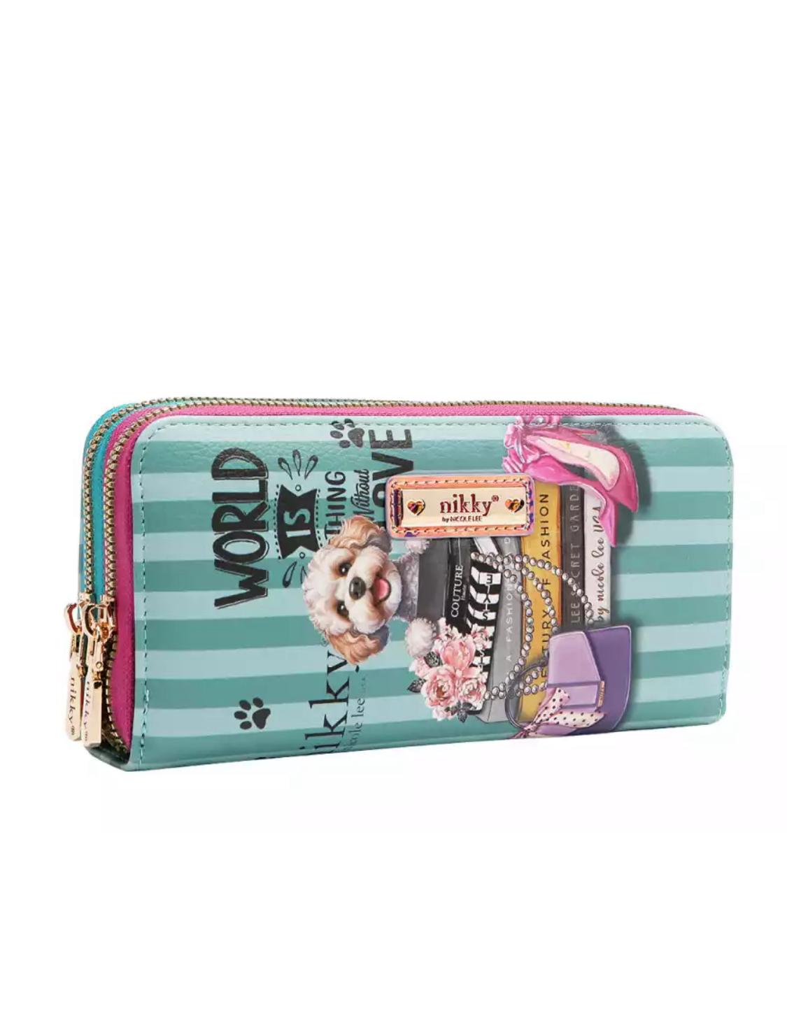 Nikky Double Zipper Wallet