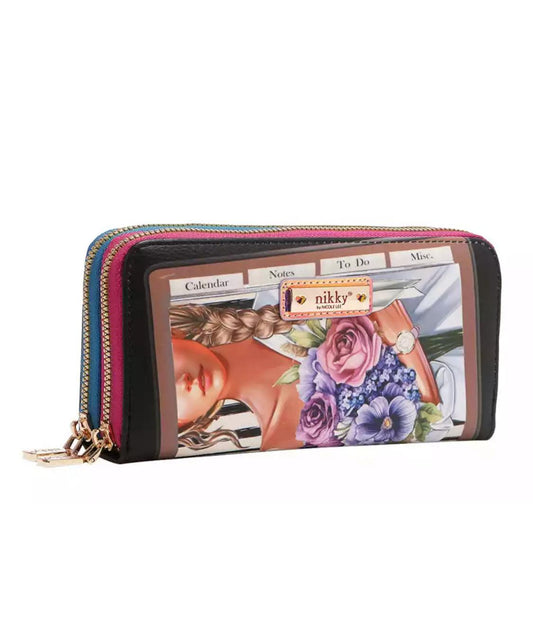 Nikky Double Zipper Wallet